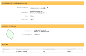 FINCA RÚSTICA EN VENTA EN EL MIRÓN (ÁVILA)